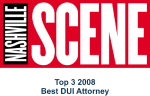 Nashville SCENE / Top 3 2008 Best Attorney - Badge